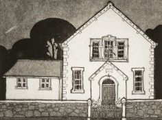 TOM JONES RCA (Welsh, 1936-2017) limited edition (5/25) etching - entitled, 'Capel', signed with