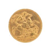 EDWARD VII GOLD SOVEREIGN, 1910, 7.9g Provenance: private collection Caerphilly