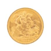 ELIZABETH II GOLD SOVEREIGN, 1966, 7.9g Provenance: private collection Caerphilly