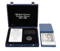 ROYAL MINT 2002 25-COIN QUEEN MOTHER MEMORIAL COLLECTION, no. 41, silver commemorative coins,