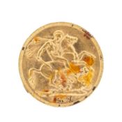 EDWARD VII GOLD SOVEREIGN, 1908, 7.9g Provenance: private collection Caerphilly Comments: F with