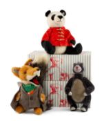 STEIFF DANBURY MINT COLLECTABLE BEARS, to include Basil Brush (99/3000), Baloo Musical Bear (248/
