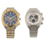 CITIZEN ECO-DRIVE GENT'S STAINLESS-STEEL MULTI-FUNCTION WRISTWATCH from the Signature Collection,