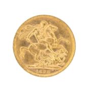 VICTORIA GOLD SOVEREIGN, 1898, Melbourne Mint, 7.9g Provenance: private collection Caerphilly