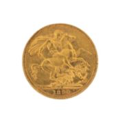 VICTORIA GOLD SOVEREIGN, 1890, Sydney Mint, 7.9g Provenance: private collection Caerphilly
