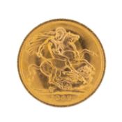 ELIZABETH II GOLD SOVEREIGN, 1967, 7.9g Provenance: private collection Caerphilly