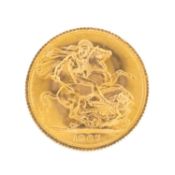 ELIZABETH II GOLD SOVEREIGN, 1966, 7.9g Provenance: private collection Caerphilly