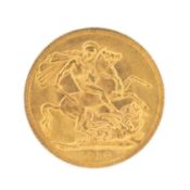 GEORGE V SOVEREIGN, 1913 (EF), 7.98g Provenance: deceased estate Conwy