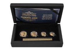 THE 2025 PRINCESS ROYAL 75TH BIRTHDAY GOLD SOVEREIGN DELUXE SET, Sovereign, Half Sovereign,