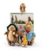STEIFF DANBURY MINT COLLECTABLE BEARS, to include Benjamin Bunny (425/5000), Petter Rabbit (no COA),