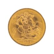 ELIZABETH II GOLD SOVEREIGN, 1967, 7.9g Provenance: private collection Caerphilly