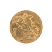 VICTORIA GOLD SOVEREIGN, 1890, 7.9g Provenance: consigned from Swansea Comments: light wear