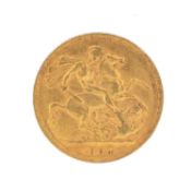 EDWARD VII SOVEREIGN, 1904 (EF), 7.97g Provenance: deceased estate Conwy