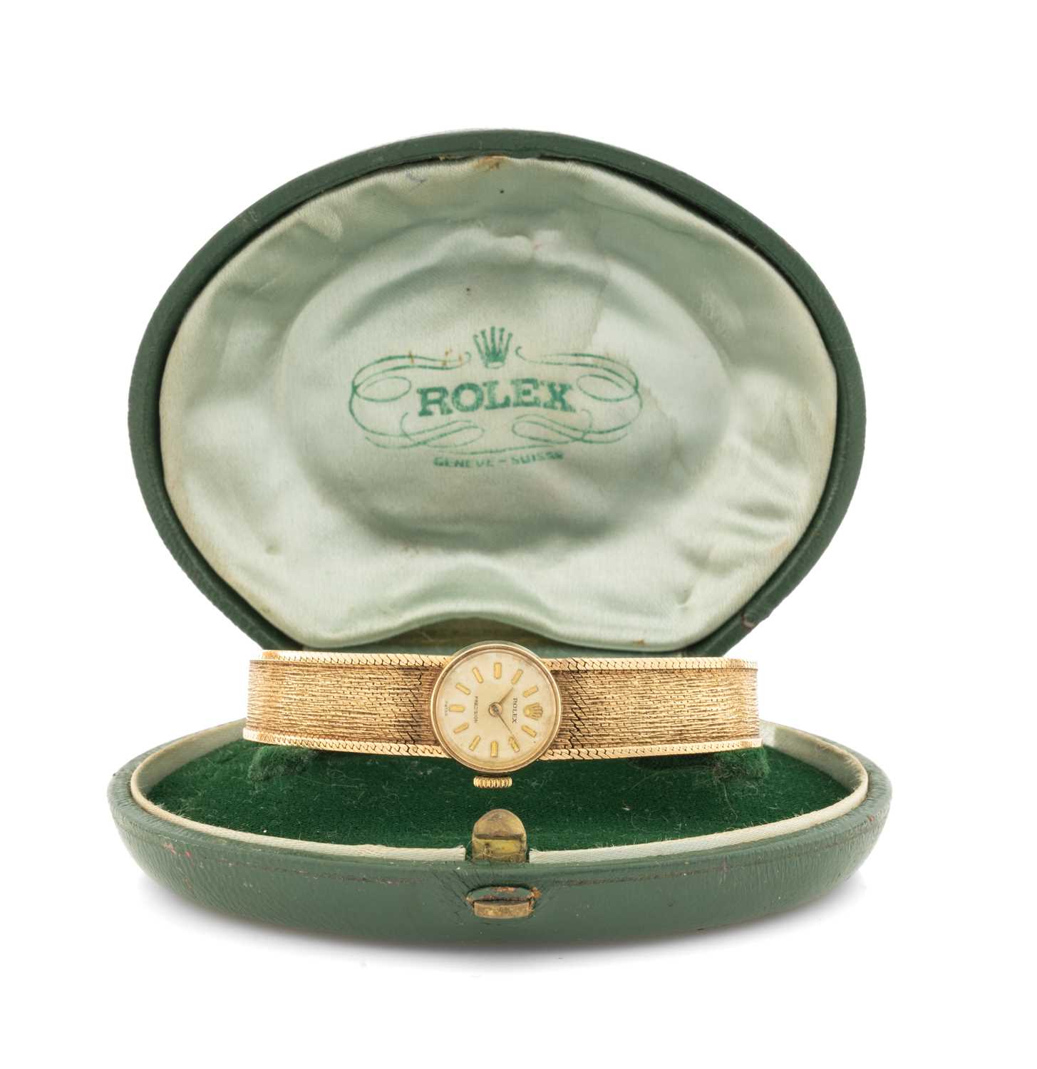 ROLEX PRECISION LADIES' 9CT GOLD BRACELET WATCH, Ref. 60804, ser. 425866, Cal. 1401 18J manual