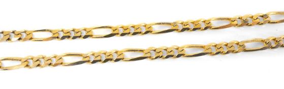 9CT GOLD CHAIN, 44.5cms (l), 14.3g Provenance: private collection Cardiff Comments: good overall