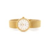 LONGINES 9CT GOLD LADIES' BRACELET WATCH, 'Présence', Ref. 26.064.988, ETA 6J quartz movement,