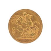 EDWARD VII SOVEREIGN, 1909 (EF), 7.96g Provenance: deceased estate Conwy