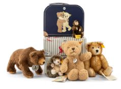 STEIFF TEDDY BEARS, to include Ben Bear in Suitcase (model no. 114021), Teddy 20 NBI (model no.