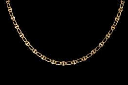 18CT GOLD NAUTICAL CHAIN NECKLACE, 59cms (l), 20.3g Provenance: private collection Denbighshire