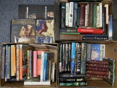 COLLECTION OF HARDBACK BOOKS, History, Nature, and other topics, contained in three boxes