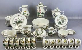 VILLEROY & BOCH BOTANICA TEA/COFFEE SET, approx. 50 pieces Provenance: private collection Conwy