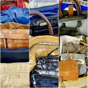 LARGE COLLECTION OF LADIES' HANDBAGS, various materials and makers including Osprey, Jane Shilton,