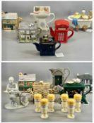 COLLECTION OF NOVELTY TEAPOTS & JUGS, etc Provenance: private collection Conwy