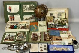 COLLECTABLES, including antique and vintage postcards, envelopes with stamps, small reproduction