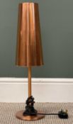 RETRO STYLE IKEA TALLVIK TABLE LAMP, copper coloured version with pierced shade, 60cms (h)