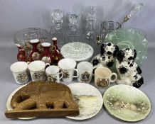 ASSORTED CERAMICS & GLASSWARE, including a vintage Grimwade's Quick Cooker Bowl, patent no. 15043/