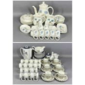 SUSIE COOPER / WEDGWOOD TABLEWARE, 'Glen Mist' tea set, approx. 35 pieces; Susie Cooper 'Persia' six