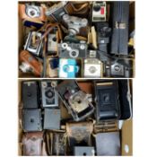 ASSORTED CAMERAS & ACCESSORIES, including Kodak No. 2 Eureka camera and others Provenance: private