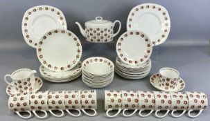 SUSIE COOPER APPLE GAY C2018 PATTERN TEA SET, approx. 45 pieces Provenance: private collection