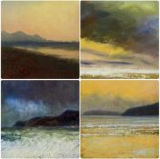 ‡ DAVID T. WILLIAMS four limited edition colour prints - 'Yr Eifl Ffordd Caernarfon' (15/500), '