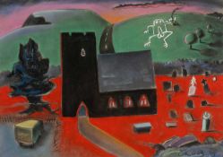 ‡ CHRIS GLYNN pastel and charcoal - entitled verso, 'Naughty Man', signed and dated '03, 40 x