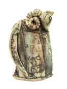 ‡ JAN BEENY (British, works in Wales, b. 1965) - earthenware sculpture of a Celtic ram, signed