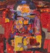 ‡ CHRIS GRIFFIN (b.1945) acrylic - entitled verso, 'The Sleeping Painter' on Kooywood Gallery label,