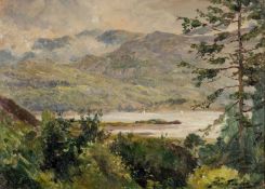 ROBERT FOWLER (1853-1926) oil on canvas - entitled, 'River Mawddach', signed, 40 x 55cms Provenance: