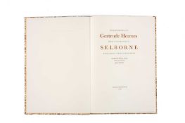 GWASG GREGYNOG: HERMES (GERTRUDE) Wood Engravings...being Illustrations to Selborne, with extracts