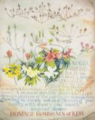 ‡ JONAH JONES (1919-2004) limited edition (26/350) print - entitled, 'Homage to Miss M.N. of Kew'