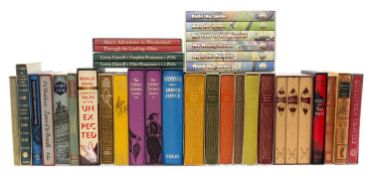 COLLECTION OF FOLIO SOCIETY BOOKS, to include Stevenson (Robert Louis) 'Kidnapped', 'Travels with