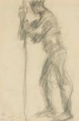 ‡ DAVID LLOYD GRIFFITH (b. 1956) graphite on paper - entitled verso 'Life Drawing', signed with