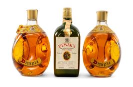 THREE BOTTLES 1970-80s BLENDED WHISKY, one Dewar's Ancestor 'Rare Old Scotch Whisky', 70º proof,