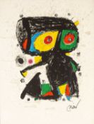 JOAN MIRO (1893-1983) original lithograph - 'Ode de Joan Miro', signed, 27 x 36cms Provenance: