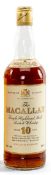 RARE EARLY 1980s SCREWCAP 75cl BOTTLING OF MACALLAN 10YO MALT WHISKY, 40%, boxed Provenance: private