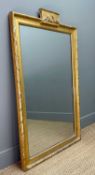 LARGE VICTORIAN GILT GESSO WALL MIRROR, 146 (h) x 86cms (w) Provenance: private collection Cardiff