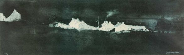 JOHN KNAPP FISHER (1931-2015) limited edition (436/1000) print - entitled 'Abereiddy Evening', dated