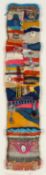 CLAUDINE BROWN (1936-2019) woollen and multimedia tapestry with beading and handmade adornments -