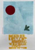 ‡ PAUL PETER PIECH (American, lived/worked Wales, 1920-1996) limited edition (10/20) woodcut print -
