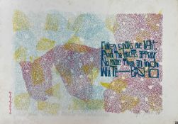 ‡ PAUL PETER PIECH (American, lived/worked Wales, 1920-1996) limited edition (25/25) woodcut print -